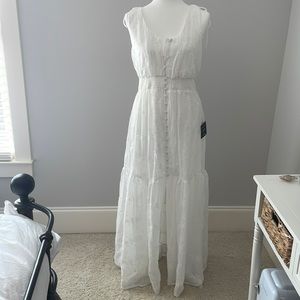 White lulus maxi dress